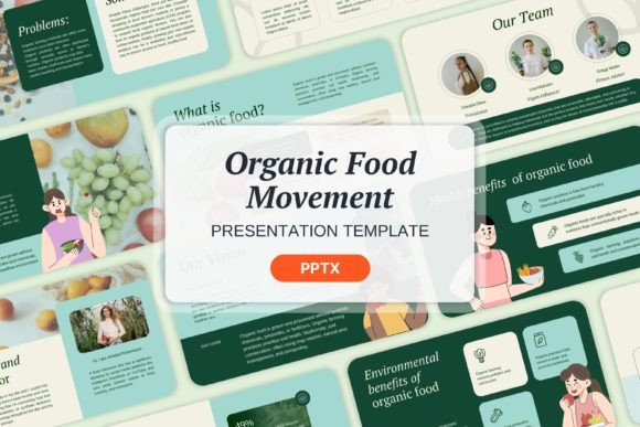 Elevate Your Pitch with Organic Food Movement PPT Templates