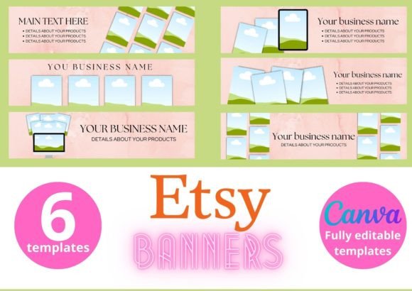 Elevate Your Shop: Etsy Banners Canva Templates Guide