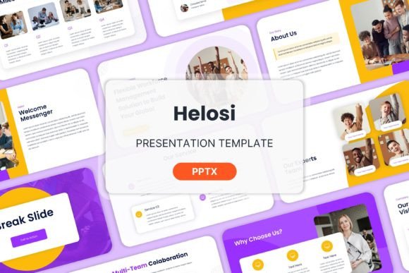 Helosi - Powerpoint Templates: Crafting a Professional Narrative for Modern Business Needs