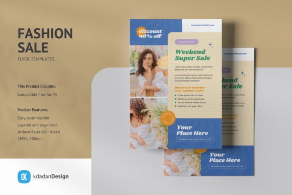 Streamline Your Brand: The Fashion Flyer Set PSD Templates Vol 11 for Modern Marketing