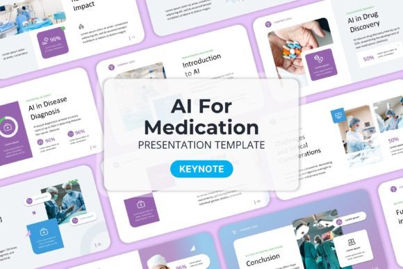 Transforming Healthcare Communication with AI for Medication - Keynote Templates