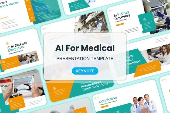 Visualizing Healthcare Innovation: The Role of AI for Medical - Keynote Templates in Modern Presentation