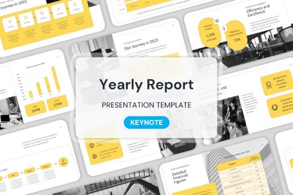 Yearly Report - Keynote Templates